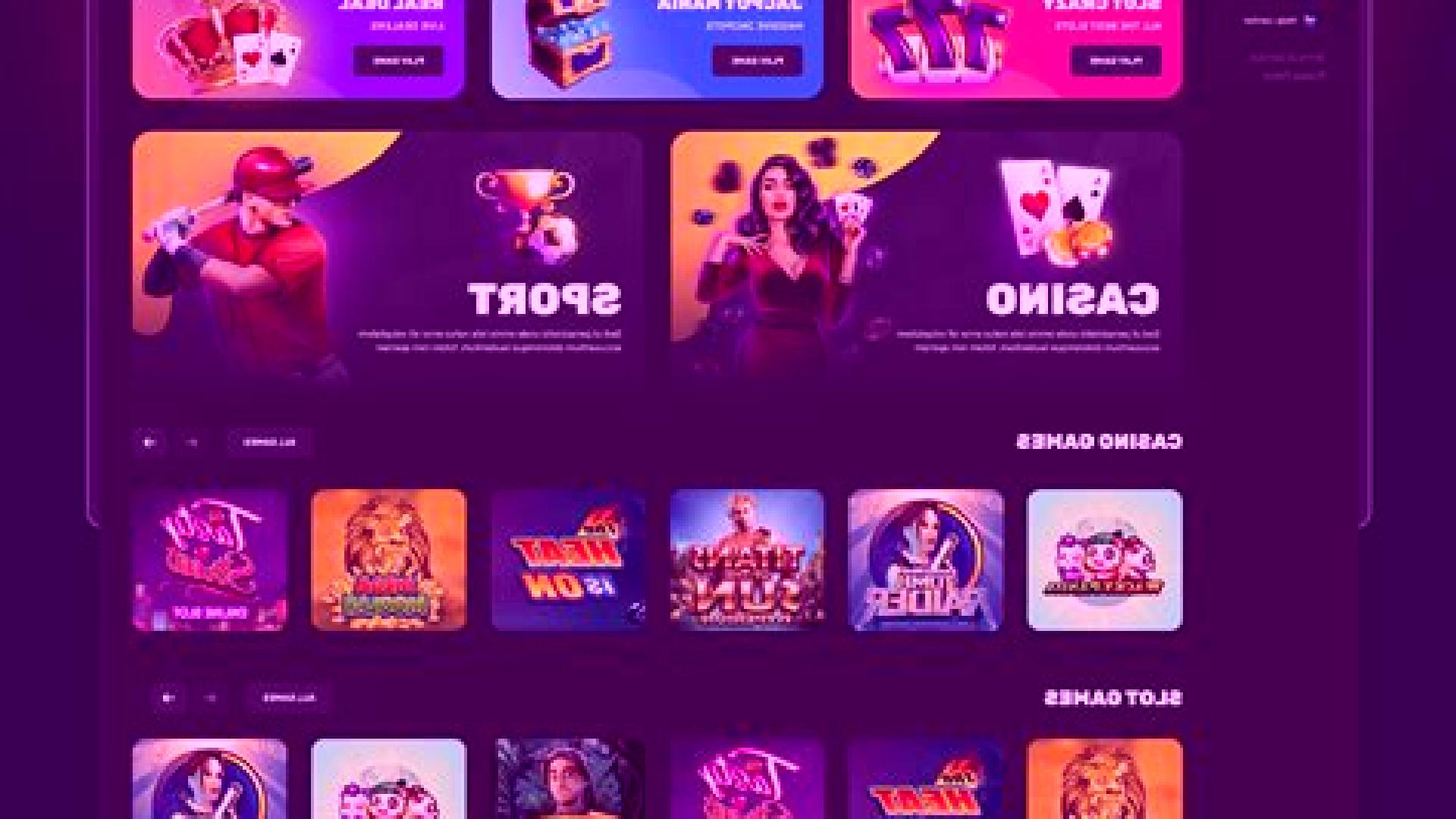 High performance casino interface